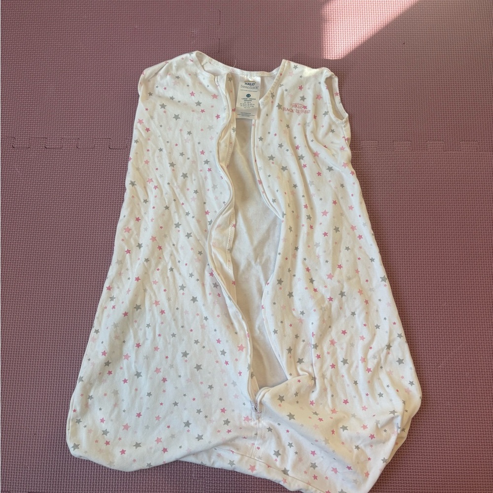 Halo Sleep Sack with Star Pattern